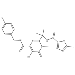 18F-Raltegravir结构式