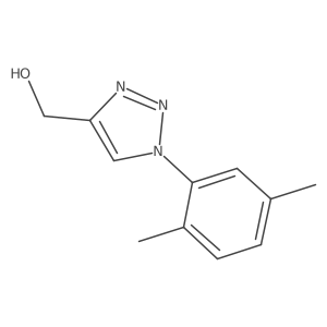 [1-(2,5-dimethylphenyl)-1H-1,2,3-triazol-4-yl]methanol结构式