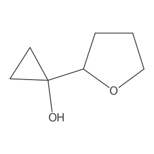 1-(Oxolan-2-yl)cyclopropan-1-ol Structure