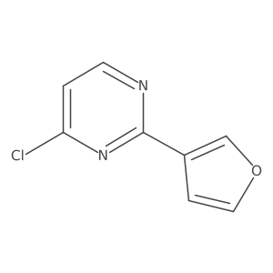 4-Chloro-2-(furan-3-yl)pyrimidine结构式