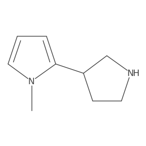1-methyl-2-(pyrrolidin-3-yl)-1H-pyrrole结构式