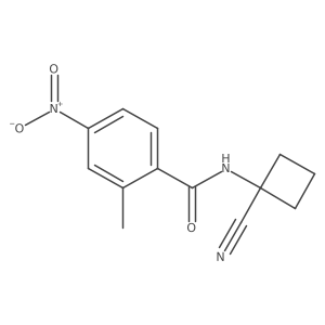 N-(1-cyanocyclobutyl)-2-methyl-4-nitrobenzamide Structure