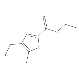 4-Chloromethyl-5-methyl-furan-2-carboxylic acid ethyl ester Structure