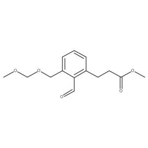Methyl 3-(2-formyl-3-((methoxymethoxy)methyl)phenyl)propanoate Structure