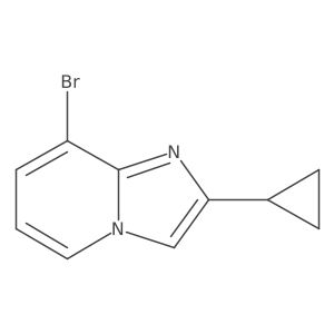8-Bromo-2-cyclopropylimidazo[1,2-a]pyridine Structure