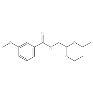 N-(2,2-diethoxyethyl)-3-methoxybenzamide结构式