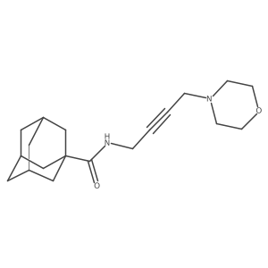 N-(4-morpholinobut-2-ynyl)adamantane-1-carboxamide Structure