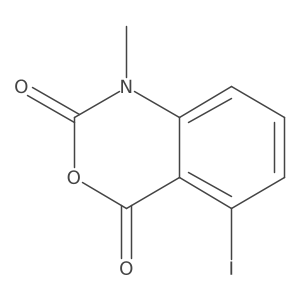 5-Iodo-1-methyl-3,1-benzoxazine-2,4-dione结构式