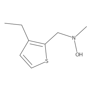 N-[(3-ethylthiophen-2-yl)methyl]-N-methylhydroxylamine Structure