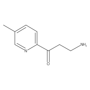 3-Amino-1-(5-methylpyridin-2-yl)propan-1-one结构式