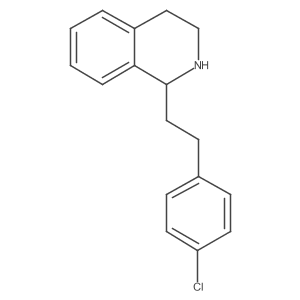 1-(4-Chlorophenethyl)-1,2,3,4-tetrahydroisoquinoline Structure