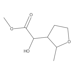 Methyl 2-hydroxy-2-(2-methyloxolan-3-yl)acetate结构式