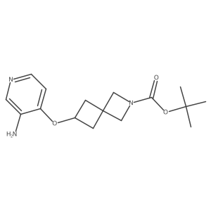 Tert-butyl 6-((3-aminopyridin-4-yl)oxy)-2-azaspiro[3.3]heptane-2-carboxylate Structure