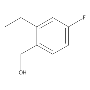 (2-Ethyl-4-fluorophenyl)methanol Structure