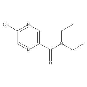 5-Chloro-pyrazine-2-carboxylic acid diethylamide Structure