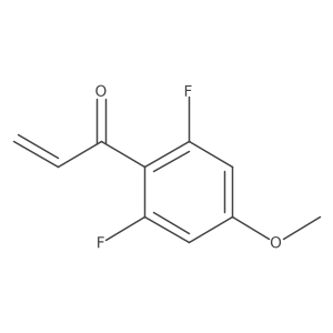 1-(2,6-Difluoro-4-methoxyphenyl)prop-2-en-1-one结构式