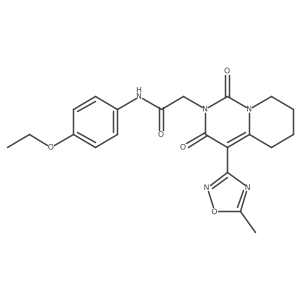 N-(4-ethoxyphenyl)-2-[4-(5-methyl-1,2,4-oxadiazol-3-yl)-1,3-dioxo-5,6,7,8-tetrahydro-1H-pyrido[1,2-c]pyrimidin-2(3H)-yl]acetamide Structure
