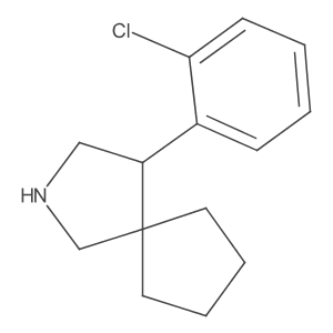 4-(2-Chlorophenyl)-2-azaspiro[4.4]nonane Structure