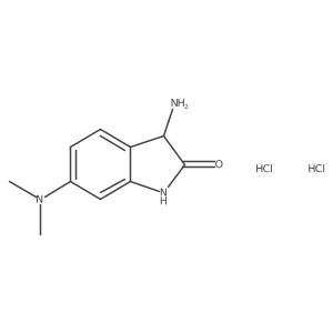 3-amino-6-(dimethylamino)-2,3-dihydro-1H-indol-2-one dihydrochloride结构式