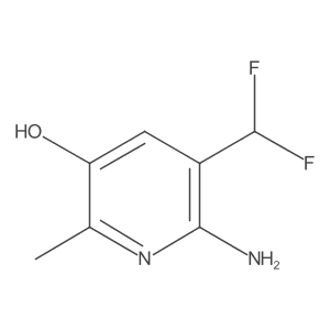 6-Amino-5-(difluoromethyl)-2-methylpyridin-3-ol Structure