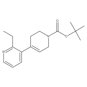 Tert-butyl 4-(2-ethylpyridin-3-yl)-5,6-dihydropyridine-1(2h)-carboxylate Structure