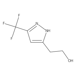 3-Trifluoromethyl-1H-pyrazole-5-ethanol Structure