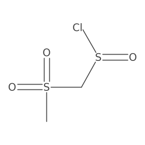 Methanesulfonylmethanesulfinyl chloride Structure