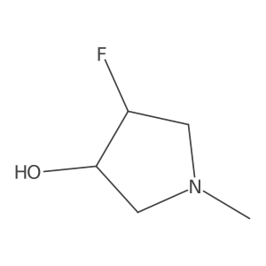 (3S,4R)-4-Fluoro-1-methylpyrrolidin-3-ol Structure