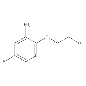 2-[(3-Amino-5-fluoropyridin-2-yl)oxy]ethan-1-ol Structure
