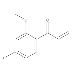 1-(4-Fluoro-2-methoxyphenyl)prop-2-en-1-one Structure