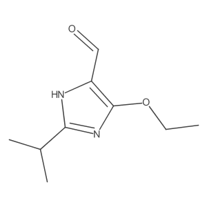 5-ethoxy-2-(propan-2-yl)-1H-imidazole-4-carbaldehyde Structure