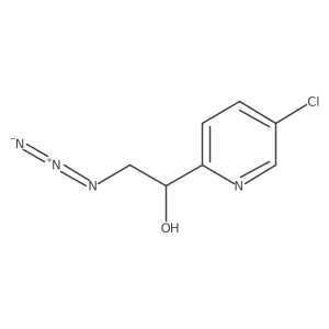 (1S)-2-azido-1-(5-chloropyridin-2-yl)ethan-1-ol Structure