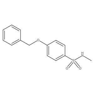4-(benzyloxy)-N-methylbenzene-1-sulfonamide Structure