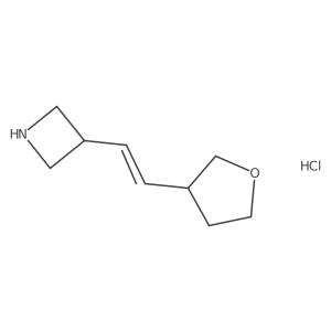 3-[(E)-2-(oxolan-3-yl)ethenyl]azetidine hydrochloride Structure