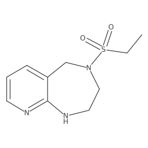 4-(ethanesulfonyl)-1H,2H,3H,4H,5H-pyrido[2,3-e][1,4]diazepine Structure