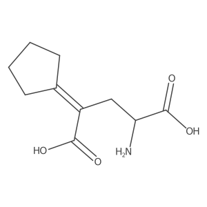L-Glutamic acid, 4-cyclopentylidene-结构式