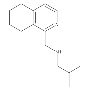 (2-Methylpropyl)[(5,6,7,8-tetrahydroisoquinolin-1-yl)methyl]amine Structure
