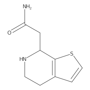 2-{4H,5H,6H,7H-thieno[2,3-c]pyridin-7-yl}acetamide结构式