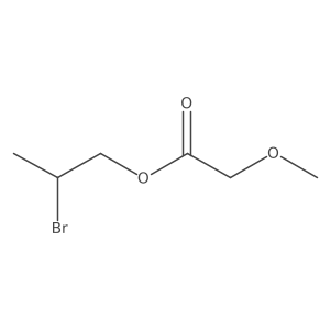 2-Bromopropyl 2-methoxyacetate结构式