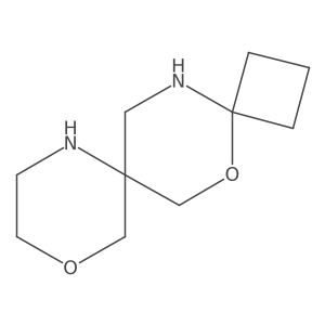 5,11-Dioxa-8,14-diazadispiro[3.2.5^{7}.2^{4}]tetradecane Structure
