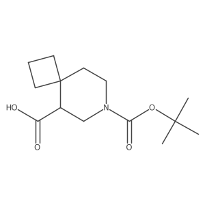 7-[(Tert-butoxy)carbonyl]-7-azaspiro[3.5]nonane-5-carboxylic acid Structure