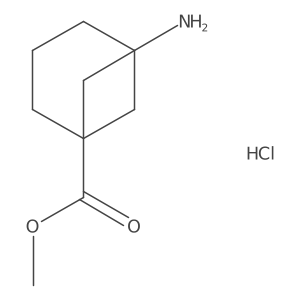 Methyl 5-aminonorpinane-1-carboxylate;hydrochloride结构式
