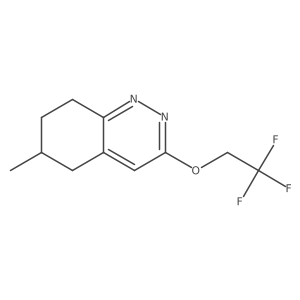 6-Methyl-3-(2,2,2-trifluoroethoxy)-5,6,7,8-tetrahydrocinnoline Structure