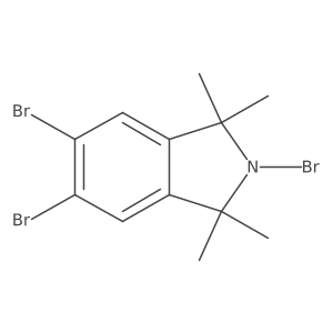 2,5,6-Tribromo-1,1,3,3-tetramethylisoindole结构式