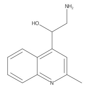 (1S)-2-amino-1-(2-methylquinolin-4-yl)ethan-1-ol Structure
