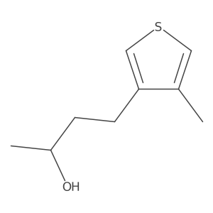(2R)-4-(4-methylthiophen-3-yl)butan-2-ol Structure