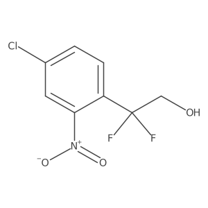 2-(4-Chloro-2-nitrophenyl)-2,2-difluoroethan-1-ol结构式