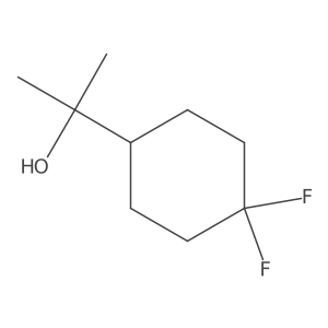 2-(4,4-Difluorocyclohexyl)propan-2-ol结构式