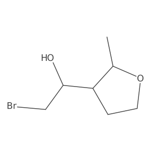 2-Bromo-1-(2-methyloxolan-3-yl)ethan-1-ol Structure