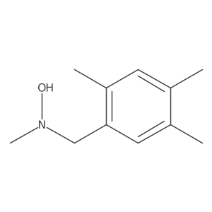 N-methyl-N-[(2,4,5-trimethylphenyl)methyl]hydroxylamine结构式